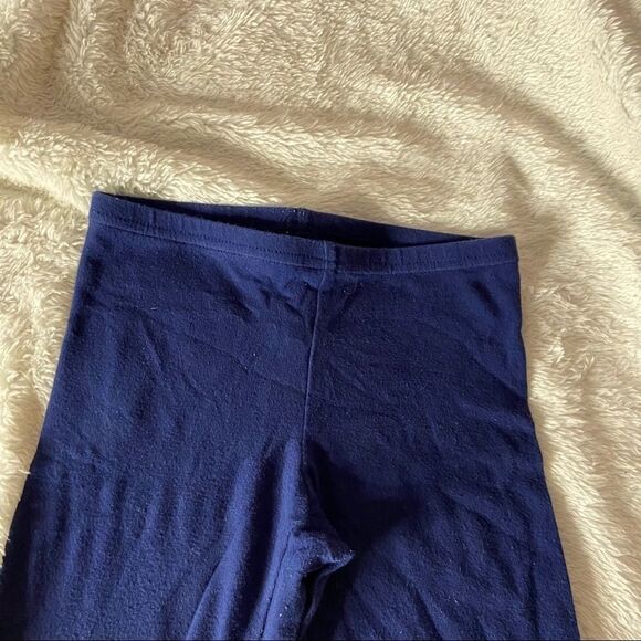 OLD Navy Girls Stretch Blue Comfy Leggings - Picture 4 of 5